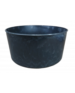 Kruka Ø29x14H grå/svart