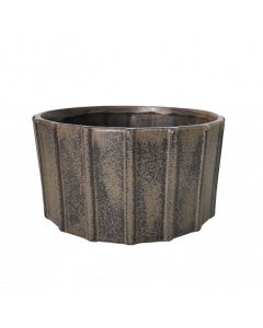 Plantskål brun/melerad 23x12H cm