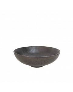 Plantskål brun/mel på fot 13x5H