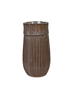 Vas brunmel vågig kant 15x28H