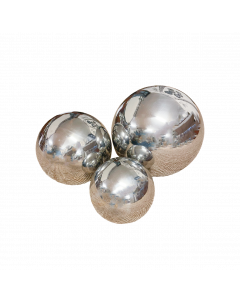 Dekorationsklot 25cm silvriga