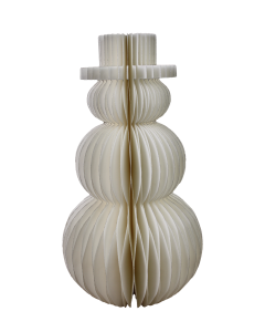 Snögubbe Vaxpapper Creme 50cm