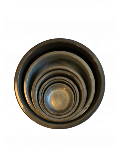 Zinkbalja 65*65*16H Antik zink