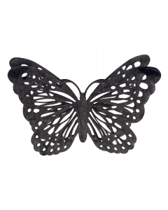 Fjäril metall antik 29,5x20,5H cm